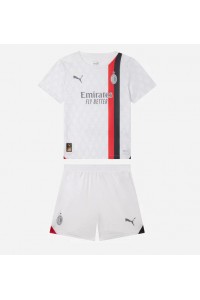 AC Milan Babytruitje Uit tenue Kind 2023-24 Korte Mouw (+ Korte broeken)